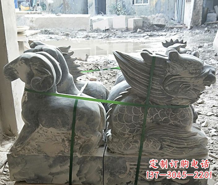 常州12生肖公园动物石雕