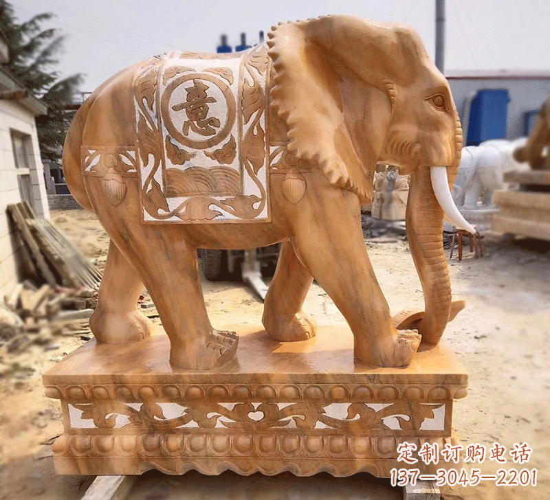 常州精美大象雕刻