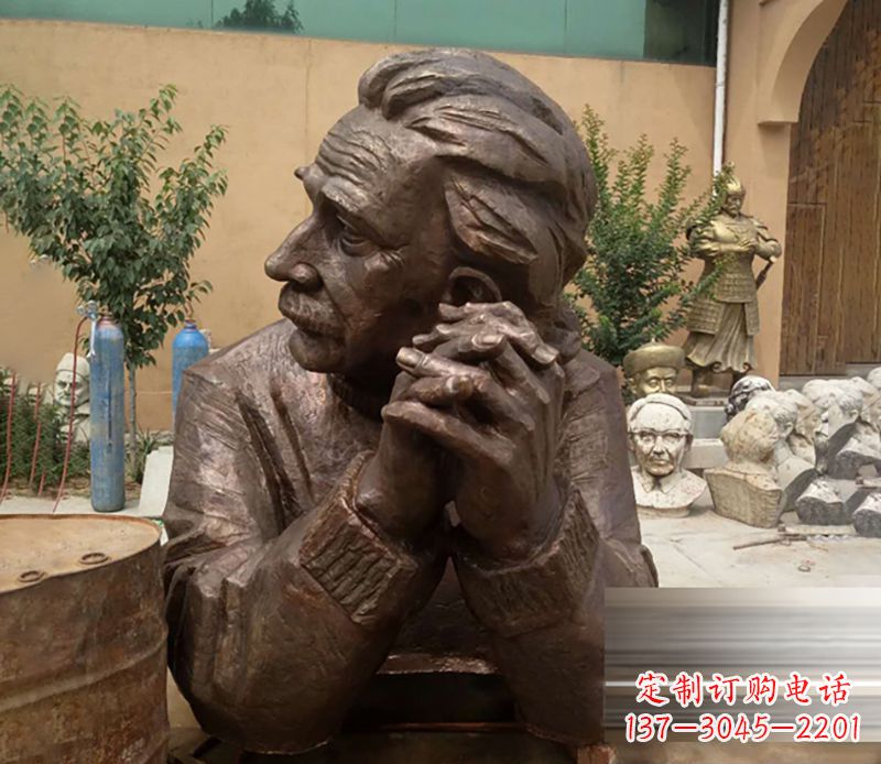 常州爱因斯坦名人铜雕