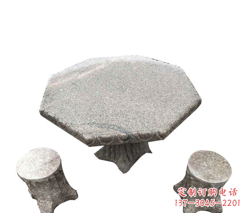 常州八角石桌凳系列