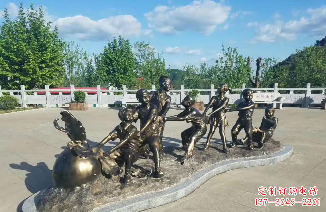 常州萝卜精灵铜雕——精致的家居装饰