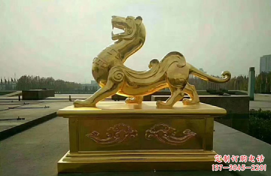 常州虎之精髓——精美铜质虎雕