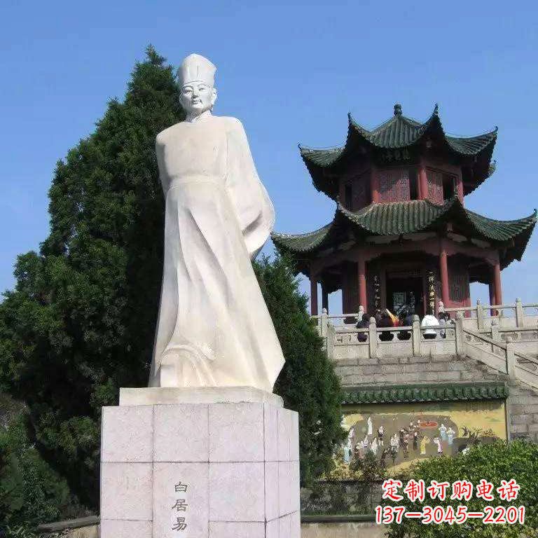 常州白居易唐诗雕像