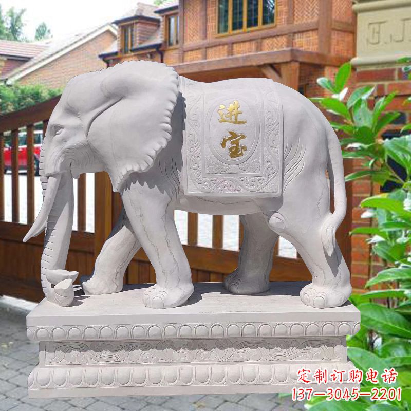 常州雕刻大象精致的艺术品