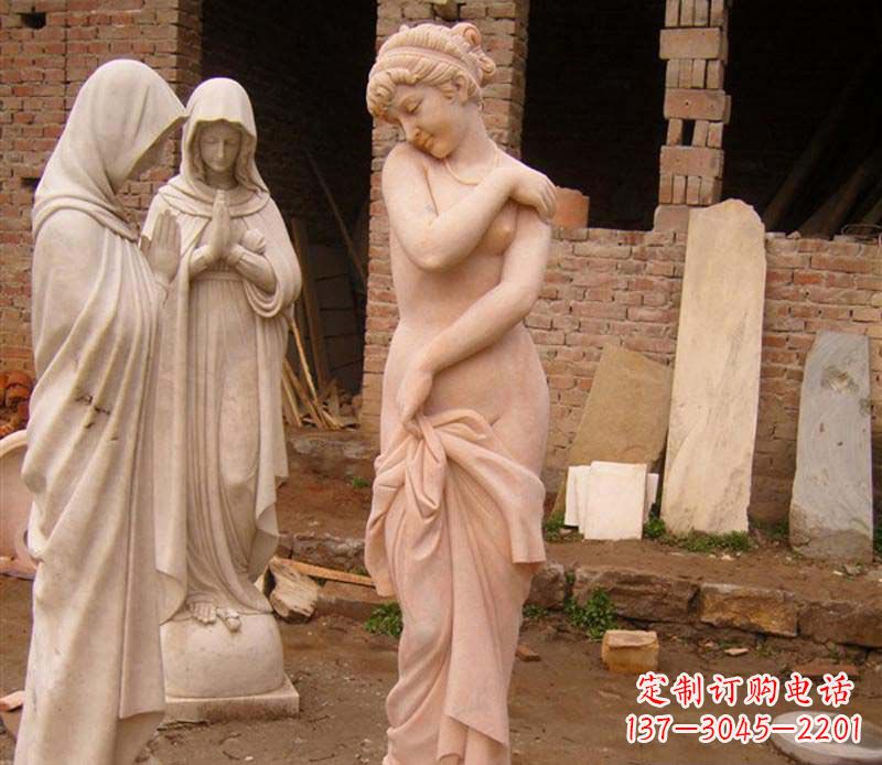 常州半裸女人大理石雕塑