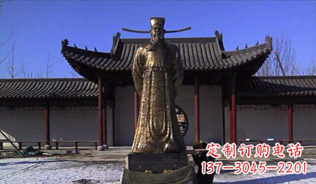 常州包拯古代名人铜雕