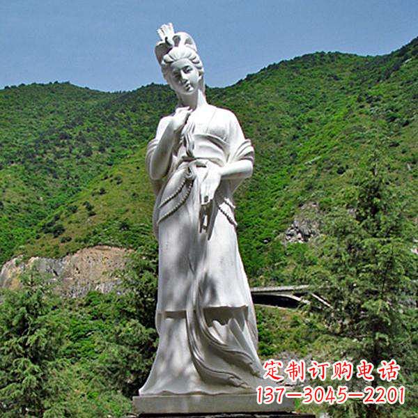 常州褒姒汉白玉美女雕像