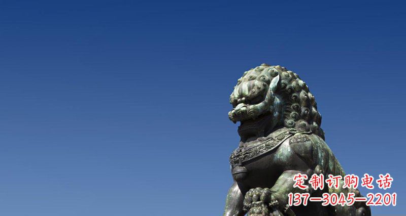 常州北京青铜狮子雕塑 (2)