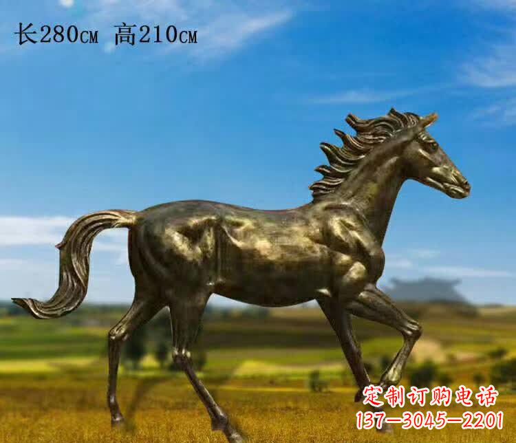 常州奔马铜雕 (3)