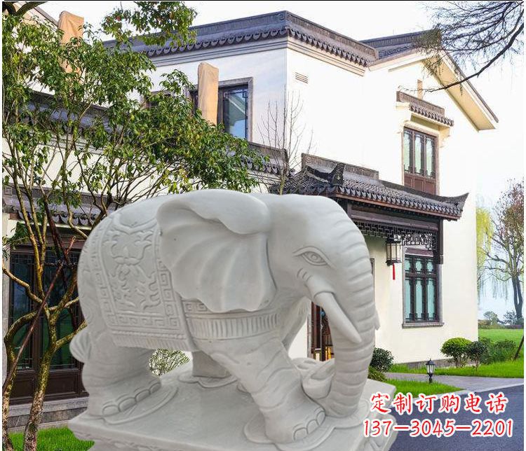 常州大象汉白玉雕塑