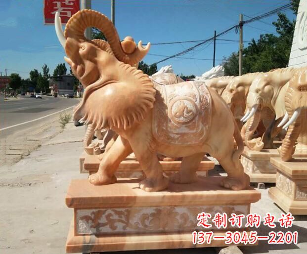 常州大象石雕,给你美好的祝愿