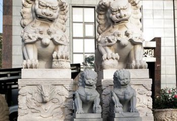 常州石狮子雕塑——守护家园的看门神