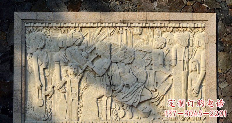 常州女人之石抽象浮雕壁画