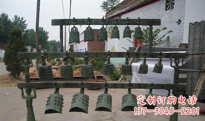 常州编钟古铜雕仿古精美音乐器