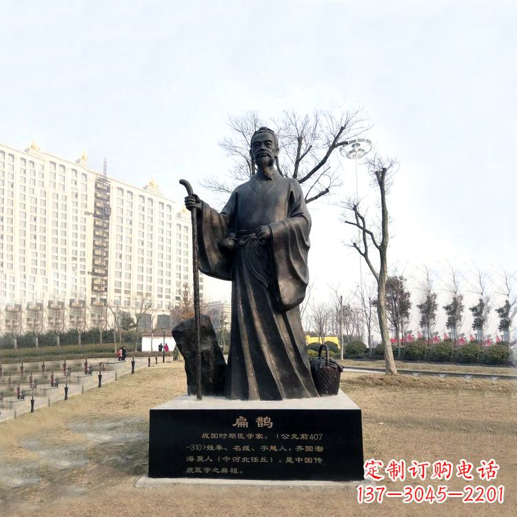 常州扁鹊雕塑记录历史的精神符号