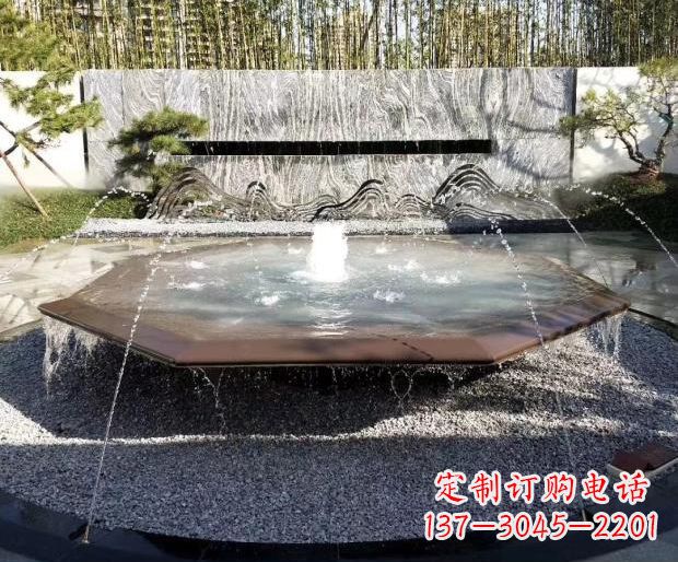 常州别墅不锈钢假山雕塑