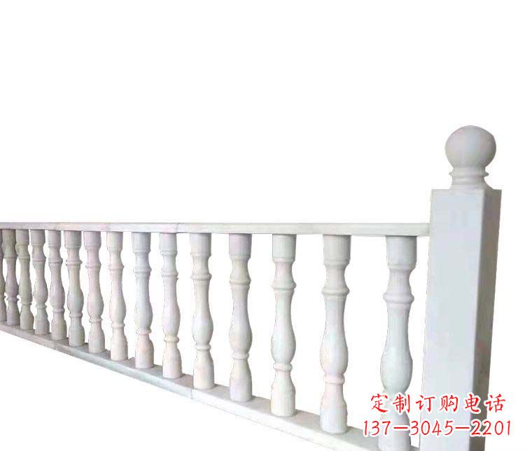 常州别墅汉白玉栏杆景观石雕