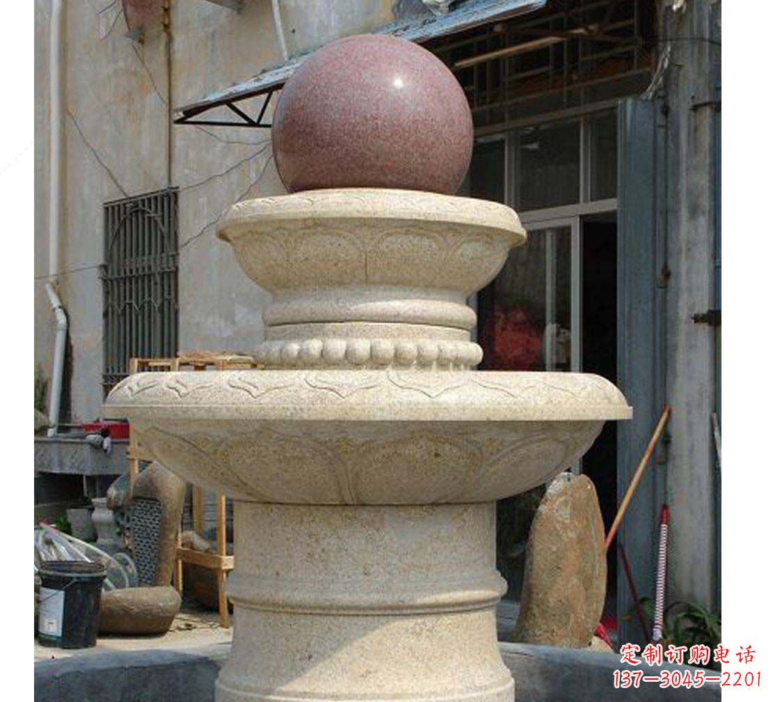 常州别墅景观装饰风水球喷泉雕塑