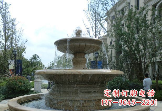 常州别墅景观大型喷泉石雕 (3)