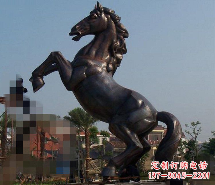 常州别墅景观动物马铜雕塑