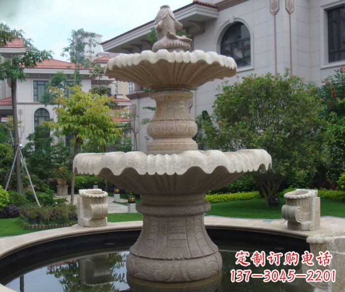 常州别墅景观欧式喷泉石雕 (3)