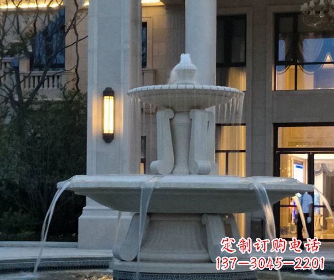 常州别墅景观小区喷泉石雕
