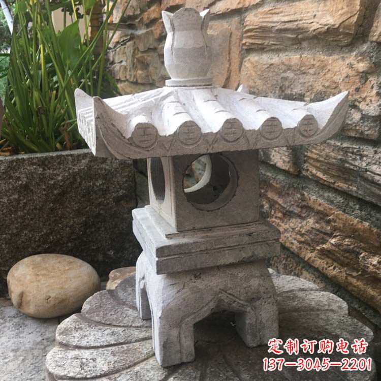 常州别墅园林石灯
