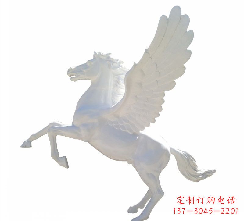常州新款玻璃钢飞马摆件