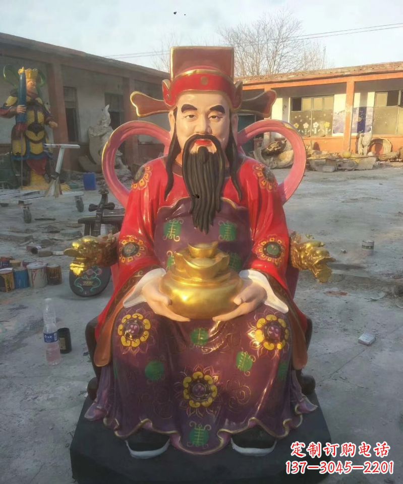 常州财神玻璃钢彩绘