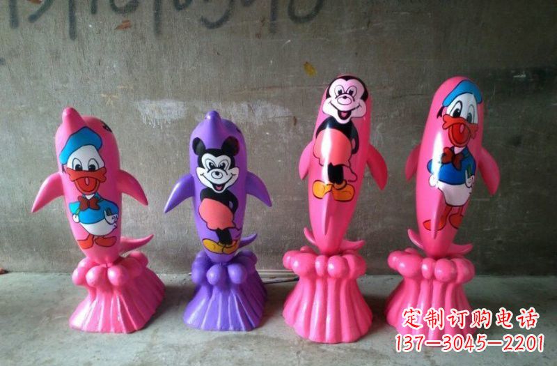 常州玻璃钢海豚雕塑把海洋之美带到你家