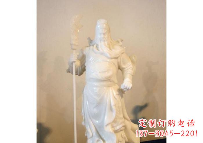 常州关公雕塑玻璃钢制作的精美杰作