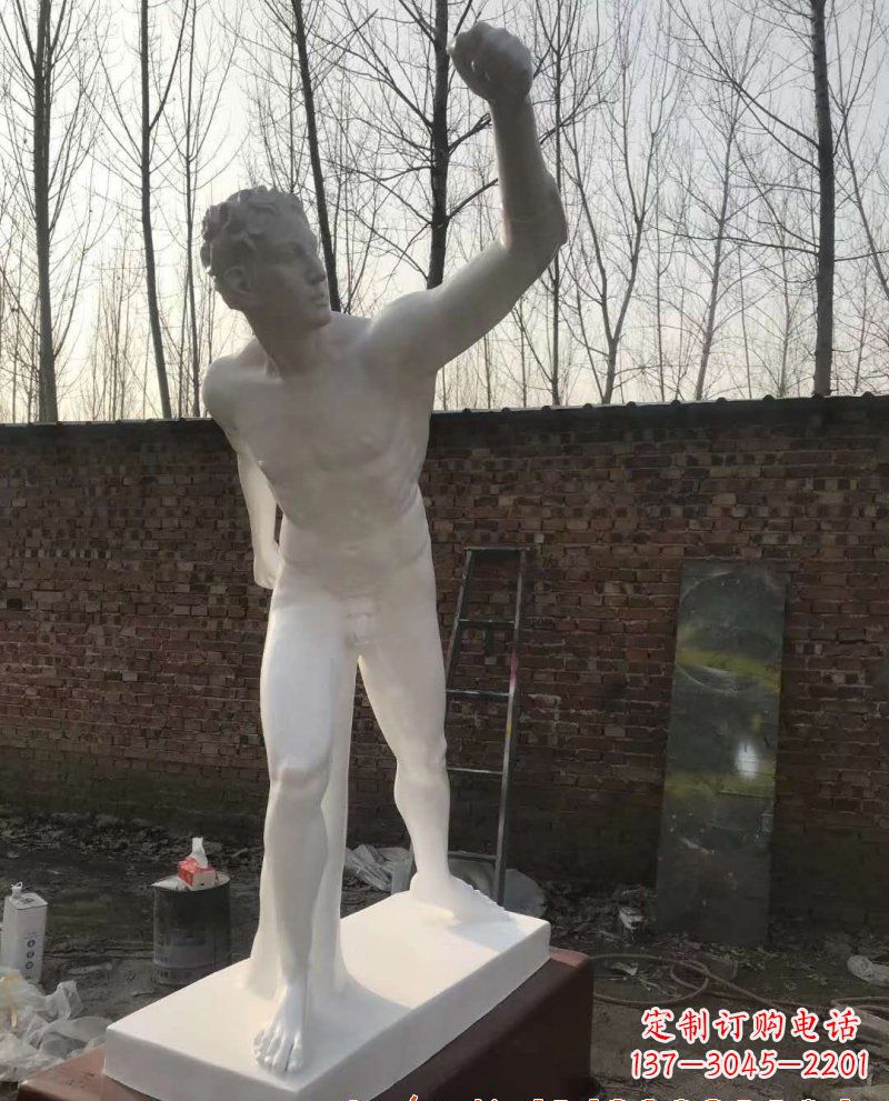 常州玻璃钢大卫人物雕塑