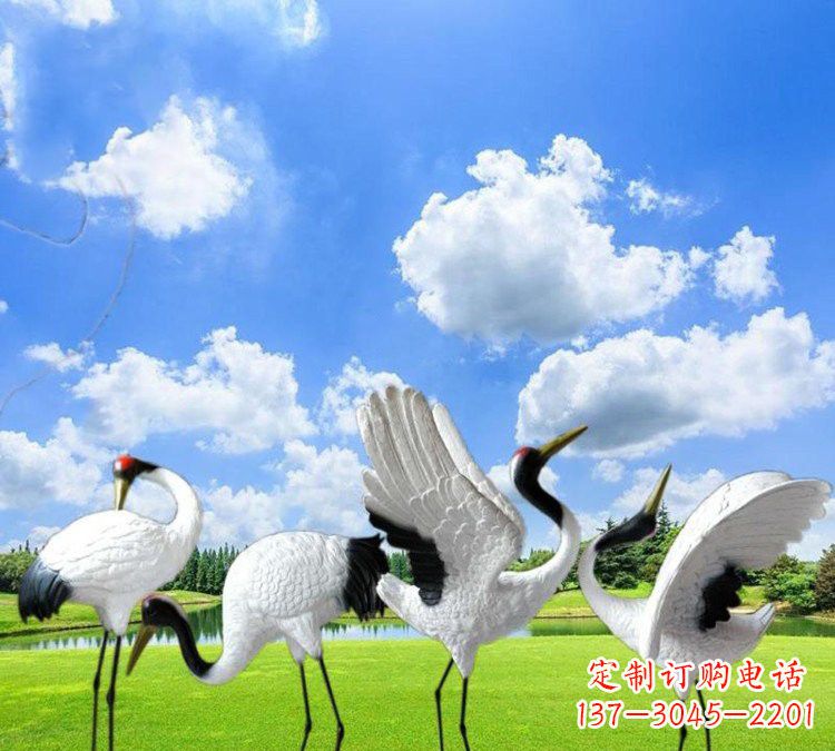 常州玻璃钢丹顶鹤
