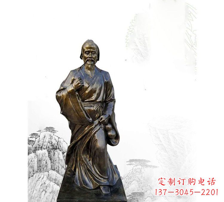 常州玻璃钢仿铜华佗