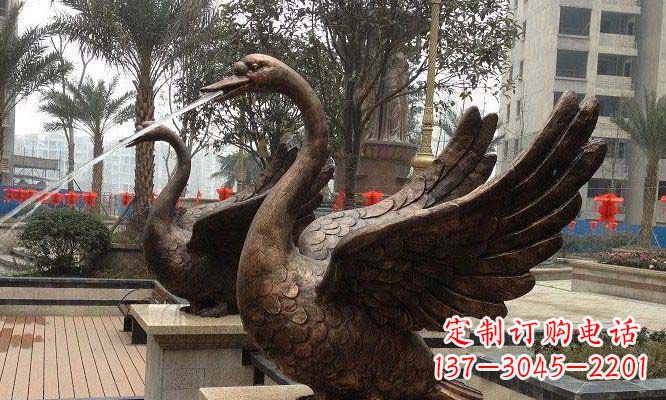 常州天鹅雕塑美丽的视觉盛宴
