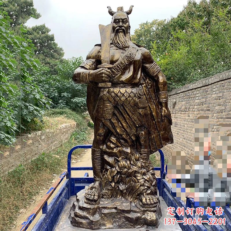 常州炎帝神农氏玻璃钢雕塑一种新的艺术形式