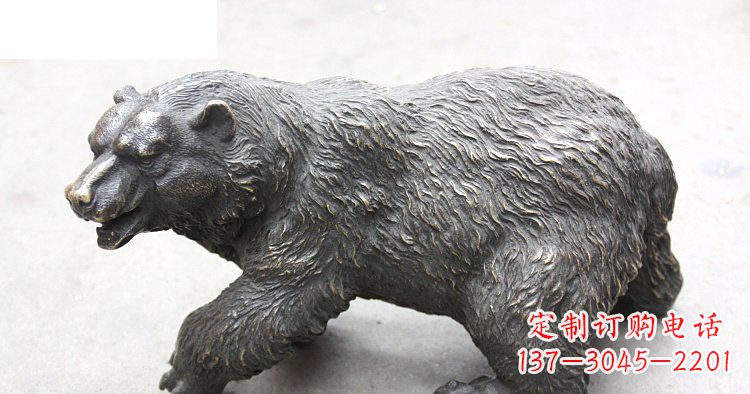 常州玻璃钢仿真北极熊公园动物雕塑