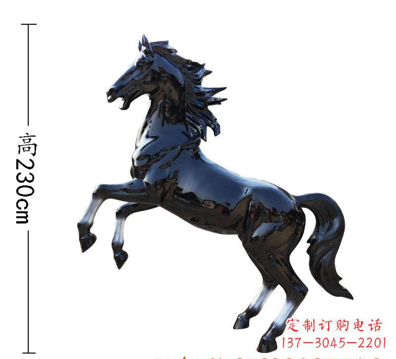 常州玻璃钢马雕塑精美外形、经久耐用