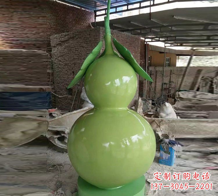 常州玻璃钢葫芦雕塑——艺术中的精美之作