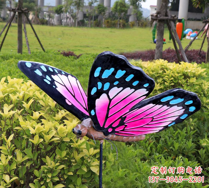 常州玻璃钢蝴蝶雕塑