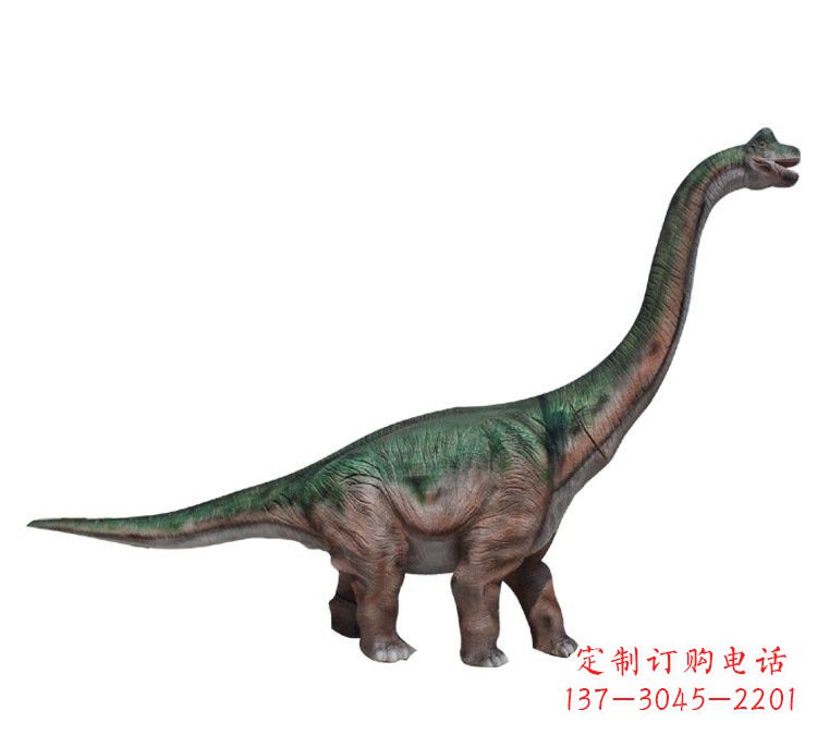 常州玻璃钢仿真恐龙腕龙雕塑