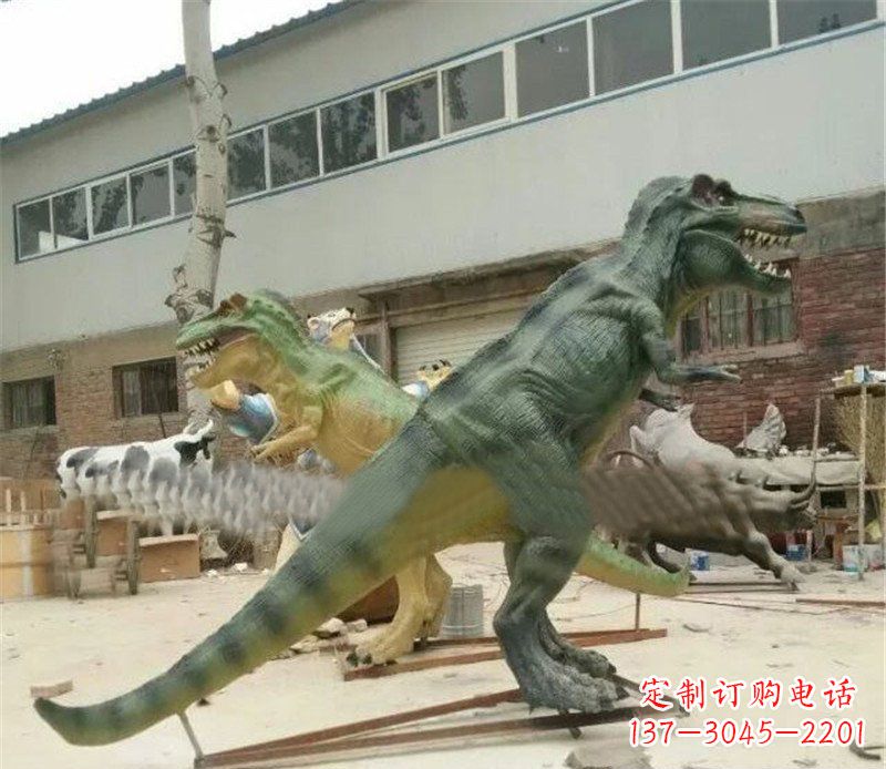 常州玻璃钢制作的恐龙雕塑
