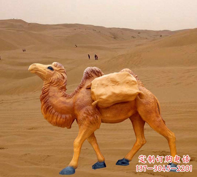 常州玻璃钢骆驼雕塑