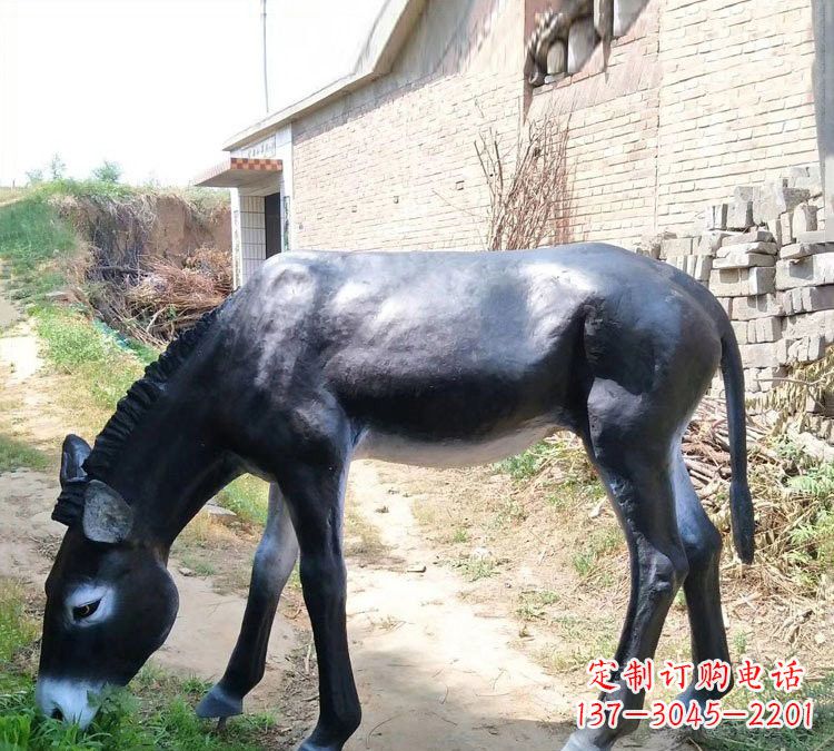 常州玻璃钢雕刻毛驴,传承传统文化