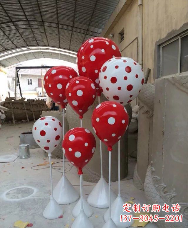 常州玻璃钢仿真气球雕塑