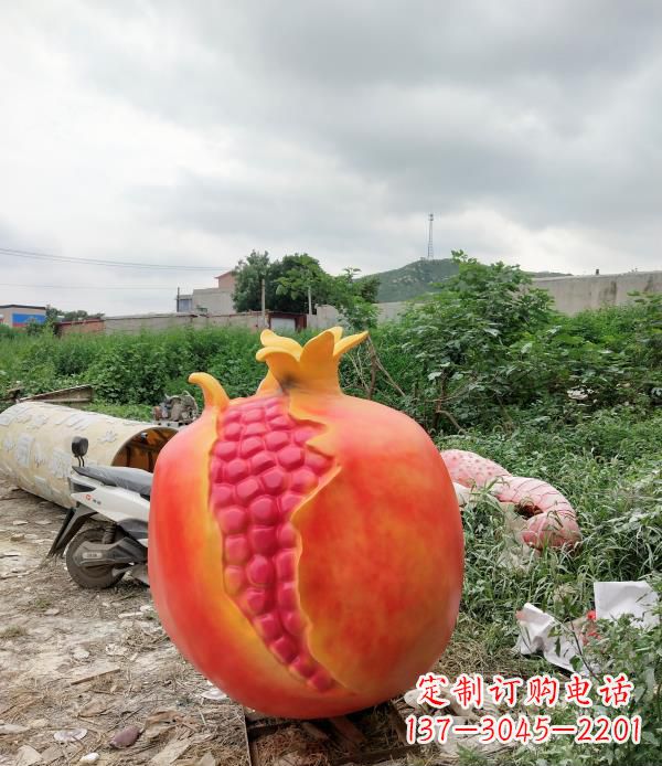 常州玻璃钢仿真石榴 (2)