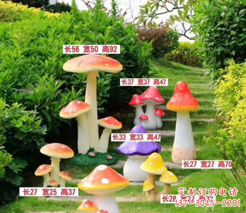 常州玻璃钢蘑菇雕塑——描绘美丽景色