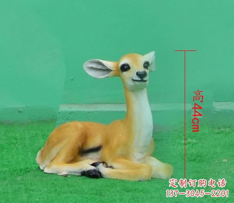 常州玻璃钢制作的羚羊雕塑