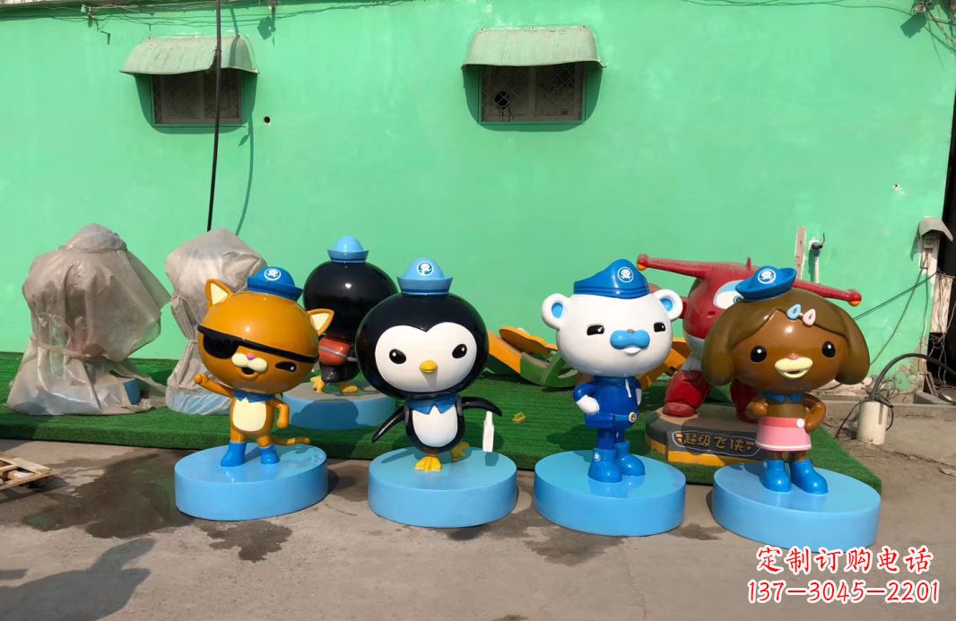 常州玻璃钢卡通动物雕塑公园卡通雕塑