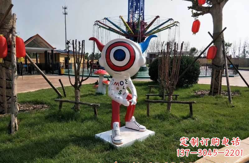 常州玻璃钢卡通机器人——雕塑艺术的新灵感